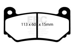 EBC Brakes - EBC Brakes DP41377R Yellowstuff Street & Track Brake Pads for 08-11 Exige - Image 1