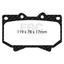 EBC Brakes - EBC Brakes DP51319NDX Bluestuff NDX Full Race Brake Pads - Image 3