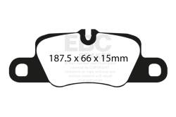 EBC Brakes - EBC Brakes DP51858NDX Bluestuff NDX Full Race Brake Pads for 10-22 Panamera - Image 2