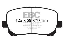 EBC Brakes - EBC Brakes DP41637R Yellowstuff Street & Track Brake Pads - Image 1