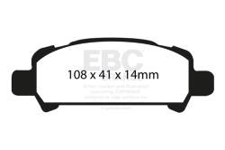 EBC Brakes - EBC Brakes S5KR1087 S5 Kits Yellowstuff & GD Rotors for 05-09 Legacy - Image 1