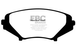 EBC Brakes - EBC Brakes DP41665R Yellowstuff Street & Track Brake Pads for 04-11 RX-8 - Image 1