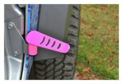 Steinjager - Steinjager Metal Style Foot Peg Kit-Hot Pink for Wrangler JK J0046496 - Image 2