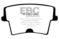 EBC Brakes - EBC Brakes DP41722/2R Yellowstuff Street & Track Brake Pads - Image 1