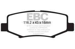 EBC Brakes - EBC Brakes DP41799R Yellowstuff Street & Track Brake Pads - Image 1