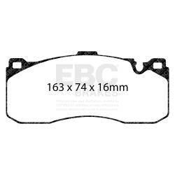 EBC Brakes - EBC Brakes DP51995NDX Bluestuff NDX Full Race Brake Pads for 08-13 135i 135is - Image 3