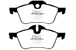 EBC Brakes - EBC Brakes DP21388 Greenstuff 2000 Series Sport Brake Pads for 02-09 Cooper - Image 1