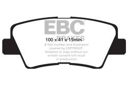 EBC Brakes - EBC Brakes DP32031C Redstuff Ceramic Low Dust Brake Pads - Image 1