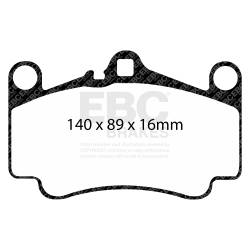 EBC Brakes - EBC Brakes DP51515NDX Bluestuff NDX Full Race Brake Pads for 01-12 911 - Image 3