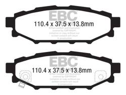 EBC Brakes - EBC Brakes DP21584 Greenstuff 2000 Series Sport Brake Pads - Image 1