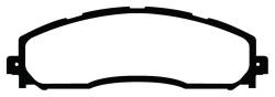 EBC Brakes - EBC Brakes DP63016 6000 Series Greenstuff Truck/SUV Brakes Disc Pads - Image 1