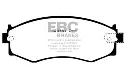 EBC Brakes - EBC Brakes DP3792C Redstuff Ceramic Low Dust Brake Pads - Image 1
