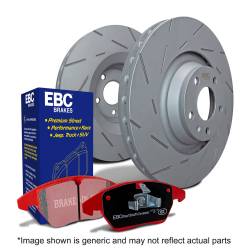 EBC Brakes - EBC Brakes S4KF1051 S4 Kits Redstuff & USR Rotor for 95-00 LS400 - Image 2