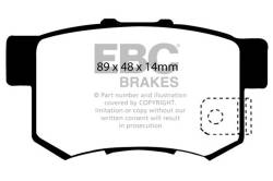 EBC Brakes - EBC Brakes DP21193 Greenstuff 2000 Series Sport Brake Pads - Image 1