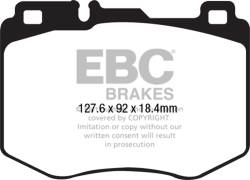 EBC Brakes - EBC Brakes DP42210R Yellowstuff Street & Track Brake Pads - Image 1