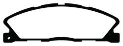 EBC Brakes - EBC Brakes DP43019R Yellowstuff Street & Track Brake Pads - Image 1