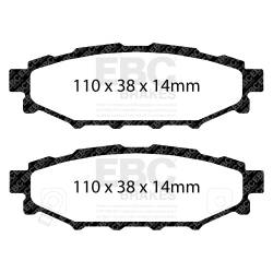 EBC Brakes - EBC Brakes DP51584NDX Bluestuff NDX Full Race Brake Pads - Image 3