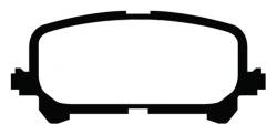 EBC Brakes - EBC Brakes DP43025R Yellowstuff Street & Track Brake Pads for 14-16 MDX - Image 1