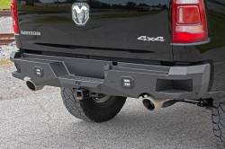 Rough Country Suspension Systems - Rough Country Heavy Duty Black Rear Bumper for 21-24 RAM 1500 10755 - Image 6