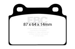 EBC Brakes - EBC Brakes S9KR1316 S9 Kits Yellowstuff & USR Rotors for 08-15 Lancer - Image 1
