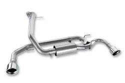 Borla - Borla 11786 S-Type Axle-Back Exhaust Split Rear Exit 10-13 Mazda 3 2.5/2.3L - Image 1