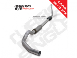 Diamond Eye K5314A Kit 5" Turbo-Back Single Aluminized 94-97.5 F250/F350 7.3L