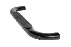 Dee Zee DZ372519 Textured Black Steel Side Steps 4" Oval Cab Length