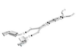 Borla - Borla 140688 ATAK Cat-Back Exhaust Dual Split Rear Exit for 16-24 Camaro SS 6.2L - Image 1