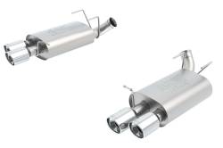Borla - Borla 11831 ATAK Axle-Back Exhaust Dual Split Rear Exit 13-14 Mustang 5.8L V8 - Image 1