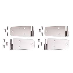 Rugged Ridge - Rugged Ridge 11113.01 Door Hinge Kit SS for 76-93 Jeep CJ/Wrangler YJ - Image 1