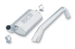 Borla - Borla 14572 Touring Cat-Back Exhaust One Right Rear Exit for 81-86 Wrangler 4.2L - Image 1