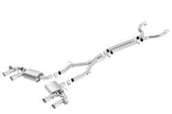 Borla - Borla 140727 ATAK Cat-Back Exhaust Dual Split Rear Exit for 17-24 Camaro ZL1 6.2 - Image 1