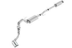 Borla - Borla Exhaust 140618 S-Type Cat-Back Exhaust Truck Side Exit for 15-20 Ford F150 - Image 1