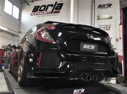 Borla - Borla 140739 S-Type Cat-Back Exhaust Dual Center Rear Exit for 17-21 Civic Sport - Image 2