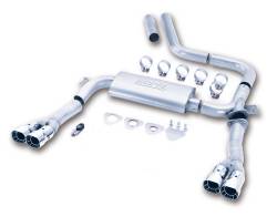 Borla - Borla 14780 S-Type Cat-Back Exhaust Split Rear Exit for 98-02 Camaro SS/Trans-Am - Image 1