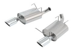Borla - Borla 11796 S-Type Axle-Back Exhaust Single Split Rear Exit 11-14 Mustang 3.7 V6 - Image 1