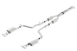 Borla - Borla 140708 ATAK Cat-Back Exhaust Dual Split RR Exit for 09-14 Challenger R/T - Image 1