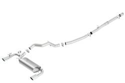 Borla - Borla 140730 ATAK Cat-Back Exhaust Single Split Rear Exit for 16-18 Focus RS 2.3 - Image 1