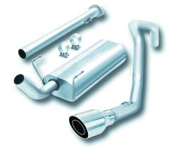 Borla - Borla 14659 Touring Cat-Back Exhaust One Right RR Exit for 96-02 4Runner 2.7/3.4 - Image 1
