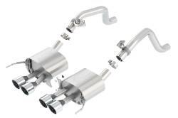 Borla - Borla Exhaust 11863 ATAK Rear Section Axle-Back for 14-16 Chevy Corvette - Image 1