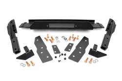 Rough Country 1064 Front Winch Mount Plate Black for Grand Cherokee WJ