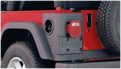 Bushwacker - Bushwacker 14004 Black Trail Armor Rear Corner Guards for 97-06 Jeep Wrangler TJ - Image 3