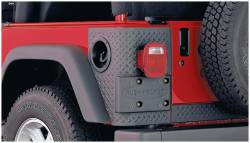 Bushwacker - Bushwacker 14004 Black Trail Armor Rear Corner Guards for 97-06 Jeep Wrangler TJ - Image 2