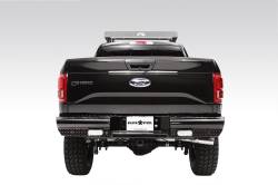 Fab Fours - Fab Fours FF15-T3250-1 Black Steel Ranch Rear Bumper for 15-20 Ford F150 - Image 1