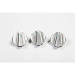 Rugged Ridge 11420.05 Alum Climate Control Knob Set Blue for 07-10 Wrangler JK