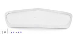 APS - APS Wire Mesh Grille Polish for 11-14 Dodge Charger GR04GFI10T - Image 2