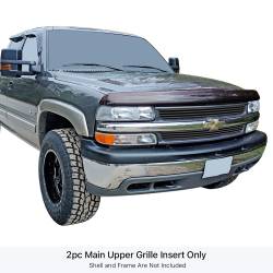 APS - APS Stainless Billet Grille Black Silverado 1500/Tahoe/Suburban GR03HEJ68J - Image 1