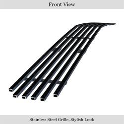 APS - APS Stainless Billet Grille Black for 09-14 Dodge Challenger GR04FFF07J - Image 2
