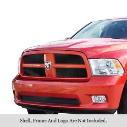 APS - APS Stainless Billet Grille Black for 09-12 RAM 1500 GR04FFF13J - Image 1