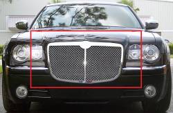 APS - APS Wire Mesh Grille Polish for 05-10 Chrysler 300/300C GR18GEC00W - Image 1